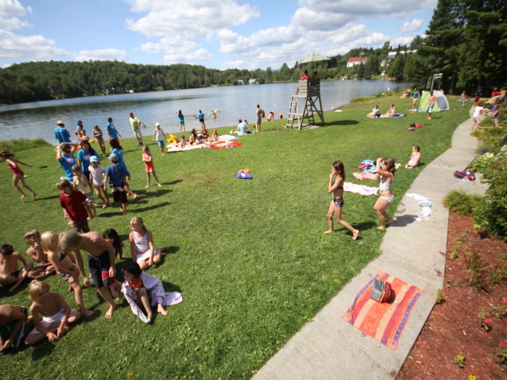 Plage municipale du lac Carré