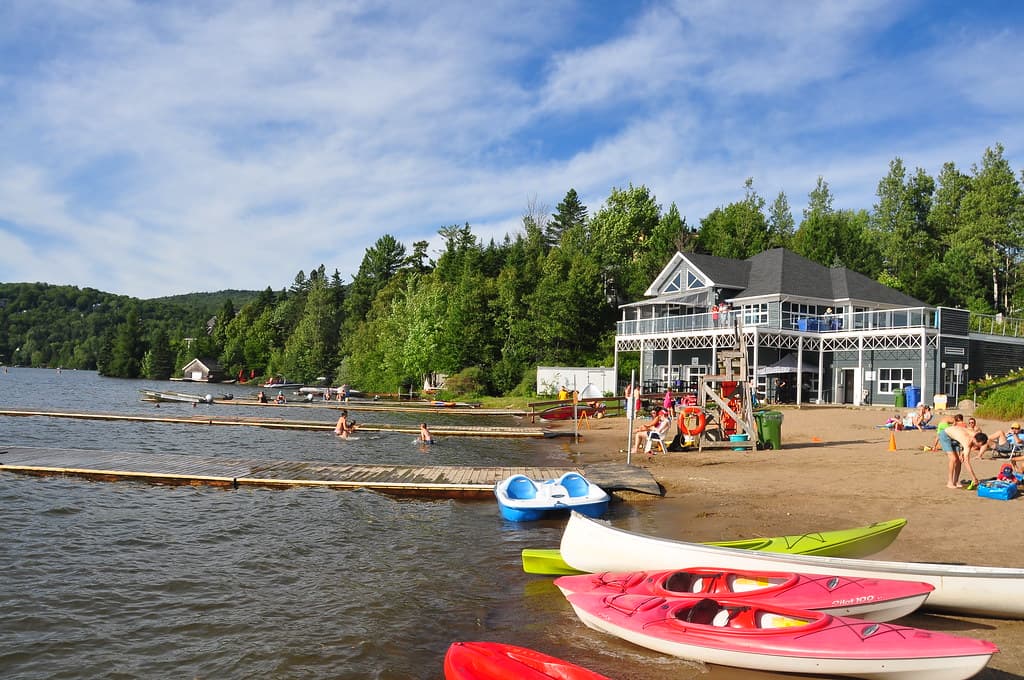 Plage du Club Nautique Lac Beauport