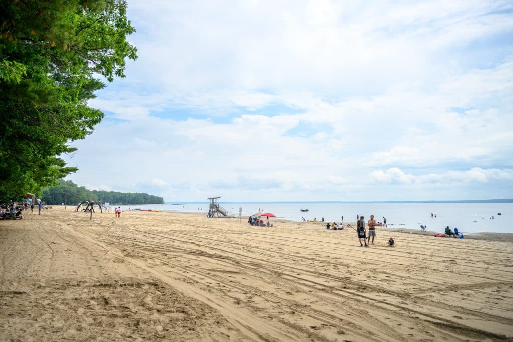 Plage du parc d'Oka secteur Est